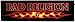Bad Religion - Rectangle Flames Logo - Sticker / Decalv