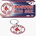 Sporting Goods : Boston Red Sox License Plate & Key Ring Auto Set