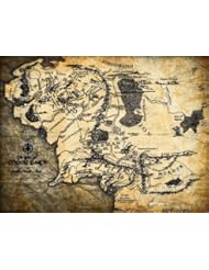 SC1106 The Realm of Middle Earth Map The Lord of the Rings 24x18 Print POSTER