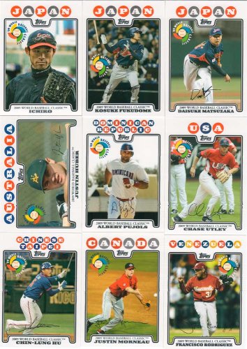 Buy 2008 Topps Traded Baseball World Baseball Classic Complete Mint 25 Card Insert Set. Loaded with... by Topps