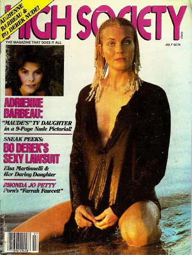 High Society Magazine July 1980 Bo Derek, Rhonda Jo Petty