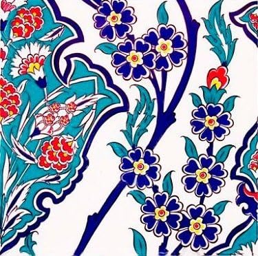 Turkish Wall Tiles: Royal Blossom