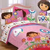 Dora the Explorer Cheerful Bloom Twin Comforter