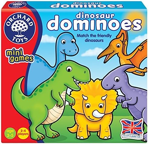 Orchard Toys Dinosaur Dominoes Mini Game by orch