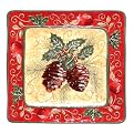 Tuscan Christmas Square Platter