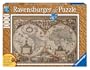 Ravensburger 19004 - Antica mappa del mondo, Puzzle in legno, 1000 pezzi
