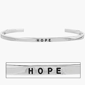Stackable Sterling Silver Friendship Bracelet - Hope by 
