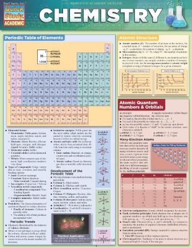 chemistry quick study academic