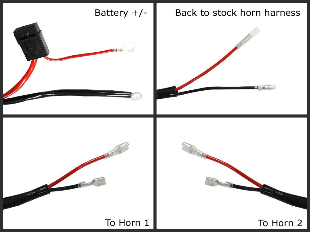 Amazon.com: iJDMTOY (1) 12V Horn Wiring Harness Relay Kit For Car ...