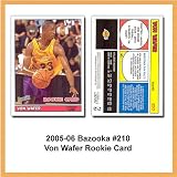 Topps Bazooka 2005-2006 Los Angeles Lakers Von Wafer Rookie Card
