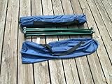 2-4 Person Heavy Duty Steel Roll-up Top Folding Camping Table