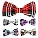 Multicolor Men Boy Pet Cat Dog Tuxedo Adjustable Neck Bowtie Bow Tie Collar 5pcs Mixed Lot Set 5