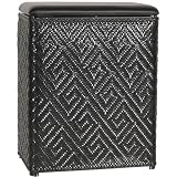 LaMont 1354052 Athena Upright Hamper - Black