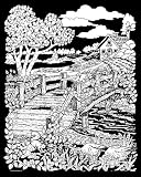 Wooden Bridge - 16x20 Fuzzy Velvet Poster
