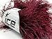 Burgundy Extra Long Eyelash Yarn Ice Luxurious Fun Fur 50gr 38yds 14157
