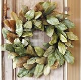 Magnolia Wreath, WREATH 30D, GREEN