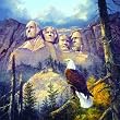 Mt. Rushmore 1000pc Jigsaw Puzzle by Rudi Reichardt