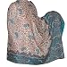 Winter Shawls Paisley Wraps Stole Womens Wool Dress 84 x 40 inches(psley349)