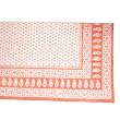Designer Bed Sheet Home Decor Block Print in Cotton Twin Size (bssht709)