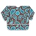 Baby : Bumkins Waterproof Art Smock - Turquoise Paisley