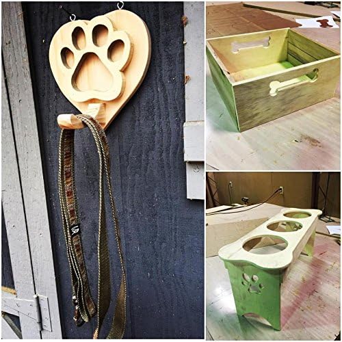 Dog Feeder , Toy box, Leash Hanger Bundle