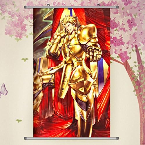 A Wide Variety of Fate Stay Night Anime Characters Wall Scroll Hanging Decor (Gilgamesh 1)