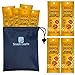 Biena Chickpea Snacks - Roasted Chickpeas - 1.2 Ounce 10-Pack (Honey Roasted) with 1 Snack Castle 9
