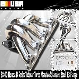 88-00 Honda Civic D15/D16 Tubular Turbo Manifold Stainless