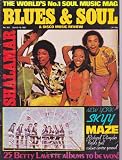 BLUES & SOUL MAGAZINE BACK ISSUE # 353 SHALAMAR - SKYY - MAZE - NEW YORK - RICHARD DIMPLES