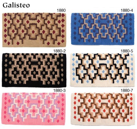 MAYATEX 36X34 GALISTEO Wool Show Blanket - 6 Colors Available