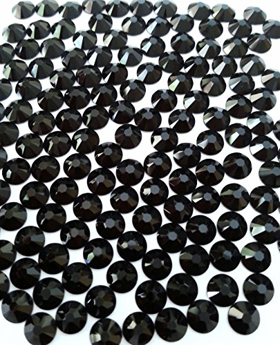 JET Crystal Rhinestones Flatback 144 SWAROVSKI 4.8mm 20ss ss20