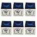 Silver Cup Half Dozen Royal Blue Pool Cue Chalk