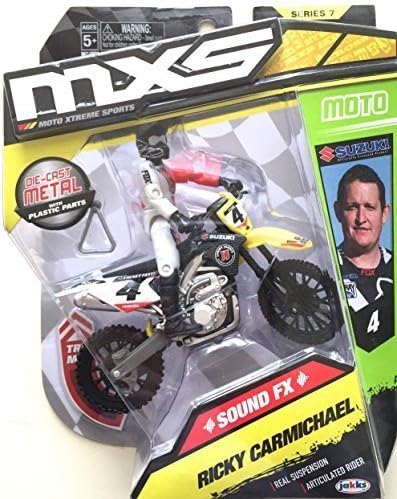 MXS Motocross Sound FX Bike &amp; Rider Series 7 - Ricky Carmichael by MXS Motocross