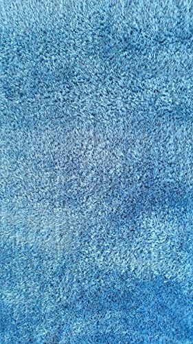 Rose Delux Plush Light Blue Shag (5ftx7ft)