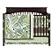 My Baby Sam Paisley Splash in Lime 4pc Crib Bedding Set-Brown,Green