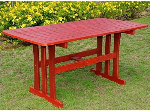 International Caravan Furniture Piece Acacia Rectangular Dining Table