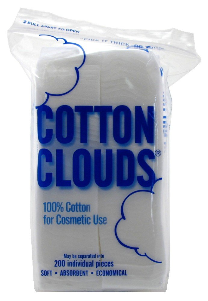Amazon.com : Cotton Clouds 220's Rainbow (100% Cotton Cosmetic ...