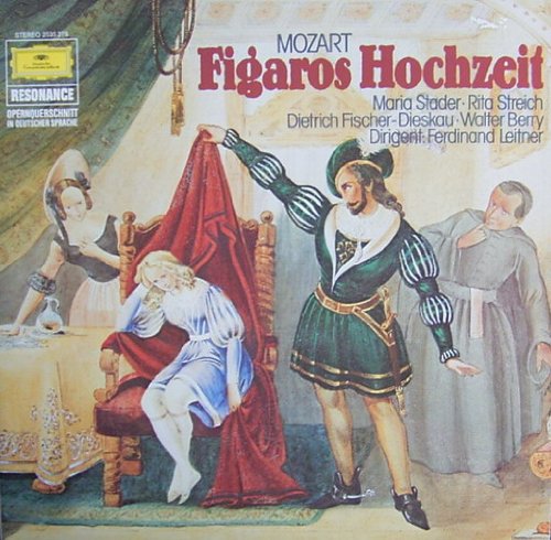 Produkt-Bild: Mozart: Figaros Hochzeit (Opernquerschnitt in deutscher Sprache - Berlin 1962) [Vinyl LP] [Schallplatte]