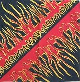 Racing flames bandanna speedway bandana indy daytona