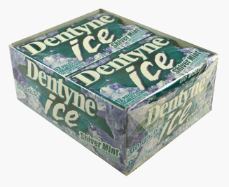 Dentyne Ice Shivermint (Wintergreen) 12 - 12 Piece Packs by Cadbury Adams