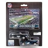NFL Philadelphia Eagles Ford Mustang and Dodge Charger 1:64 Scale Diecast Cars