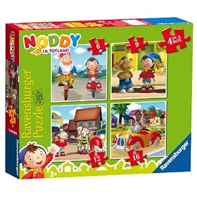 Ravensburger Noddy 4 in a Box Jigsaw Puzzles