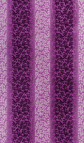 Designer Fancy Grommet Window Curtain Panels for Living Room/Bedroom, Set of 2, 48 by 60 Inch, Purple Colour