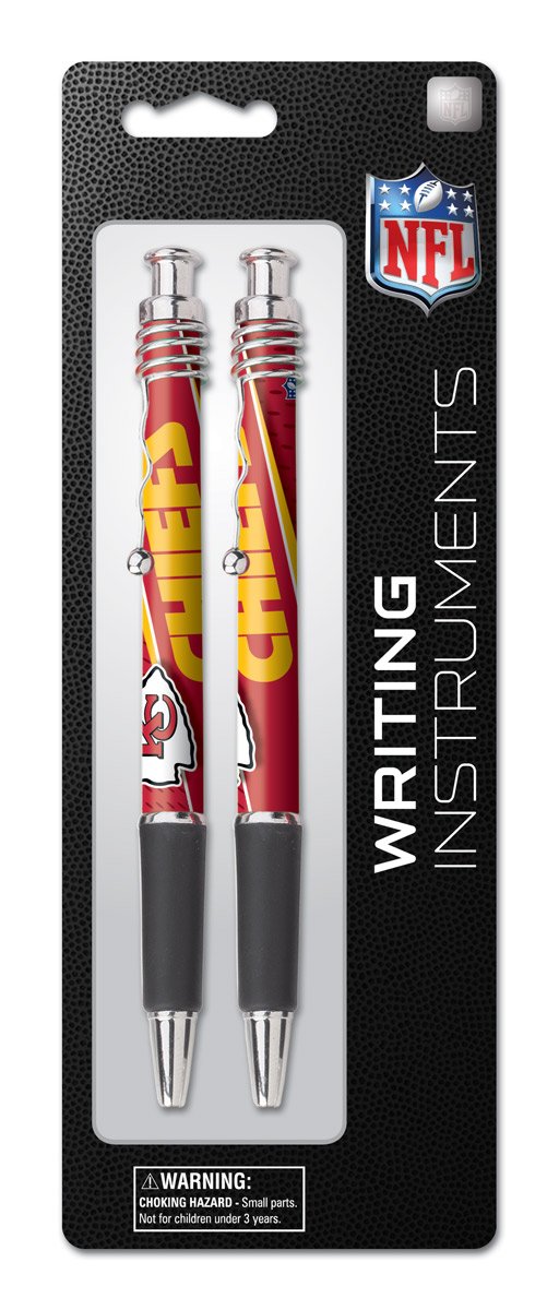 Amazon.com: Kansas City Chiefs 2 Pack Jazz Pen on Blistercard ...