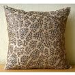 Leopard Spots - Decorative Pillow Covers - Silk Pillow Cover Embellished with Beads & Sequins