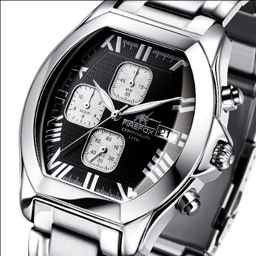 FIREFOX Herrenuhr Chrono NEBUKADNEZAR FFS170-102b schwarz