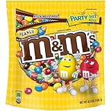 M&M'S Peanut Chocolate Candy Party Size 42-Ounce Bag