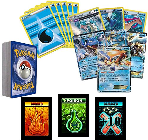 30 assorted pokemon card pack lot - all water type poke…