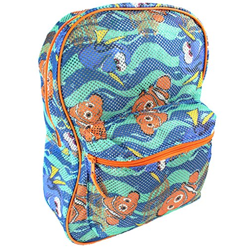 Disney Little Boys Finding Dory Mesh Backpack, Blue, One Size
