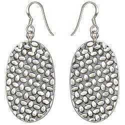 Sterling Silver Earring Handmade Jewelry 2.25 inches (ers258)